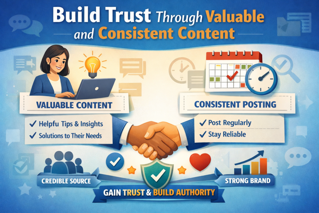 1. Build Trust Through Valuable and Consistent Content