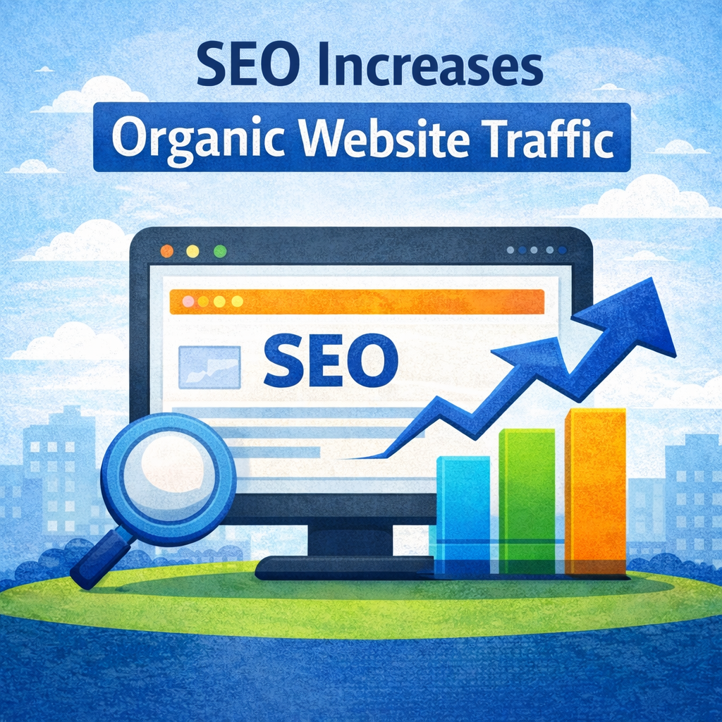 SEO Increases Organic Website Traffic