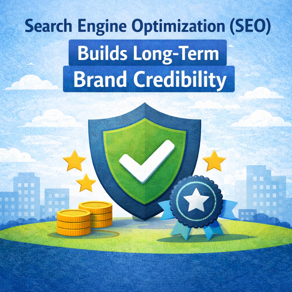 Search Engine Optimization(SEO) Builds Long-Term Brand Credibility